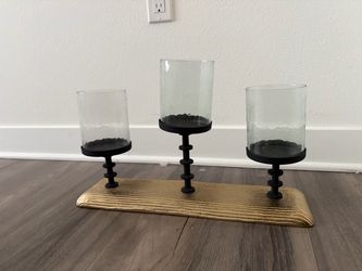 Triple candle holder