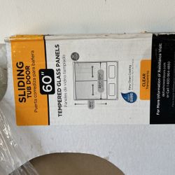 60” Tempered Glass Panel For Tub Door