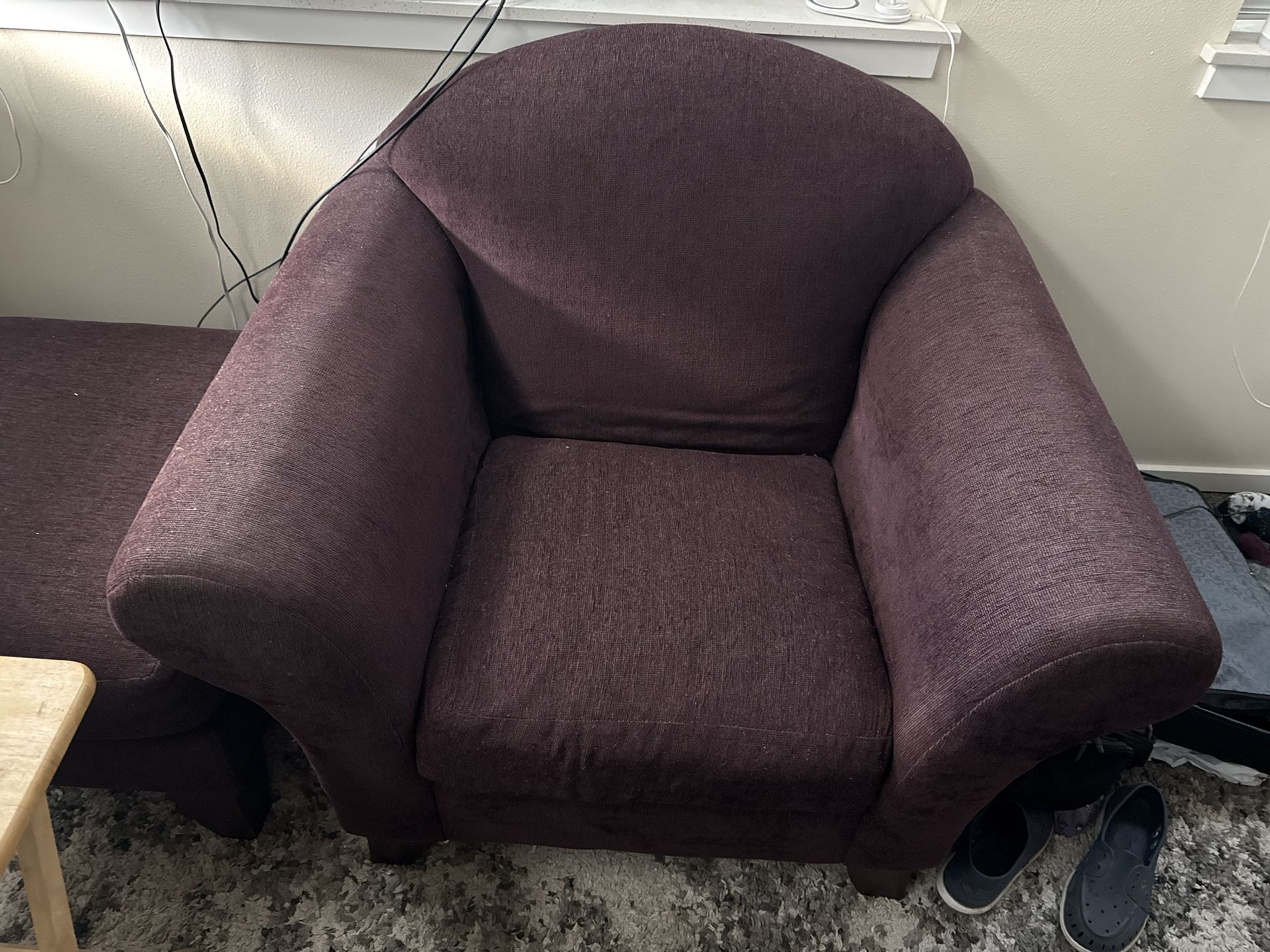 Free Chair And Ottoman