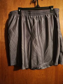 Men's starter 2x Gray Mesh Athletic Shorts