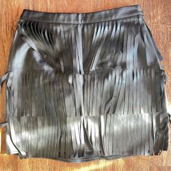 “Missguided” Women Faux Leather Skirt  Size M
