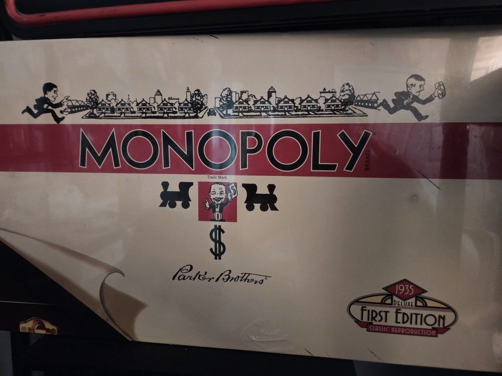 First Edition Monopoly Game 