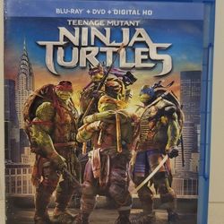 $5 BLU RAY MOVIE. TEENAGEMUTANT NINJA TURTLES. BLU RAY / DVD ONLY. NO DIGITAL. $5 OR TRADE FOR A MOVIE TITLE I DO NOT ALREADY OWN.