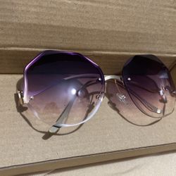 Stylish Purple Gradient Sunglasses 