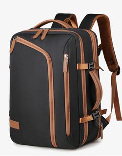 Large Capacity Expandable Travel Backpack Fits 15.6” Laptop - $28