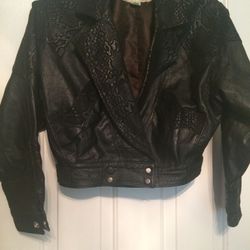 Leather And Lace Jacket (s)