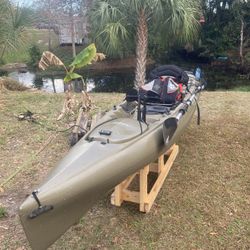 Hobie Revolution Pedal Fishing Kayak With Accessories