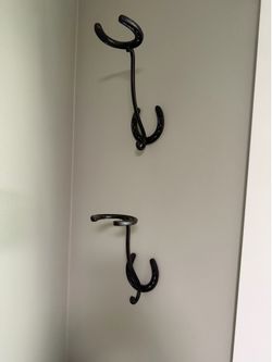 Pair of metal hangers