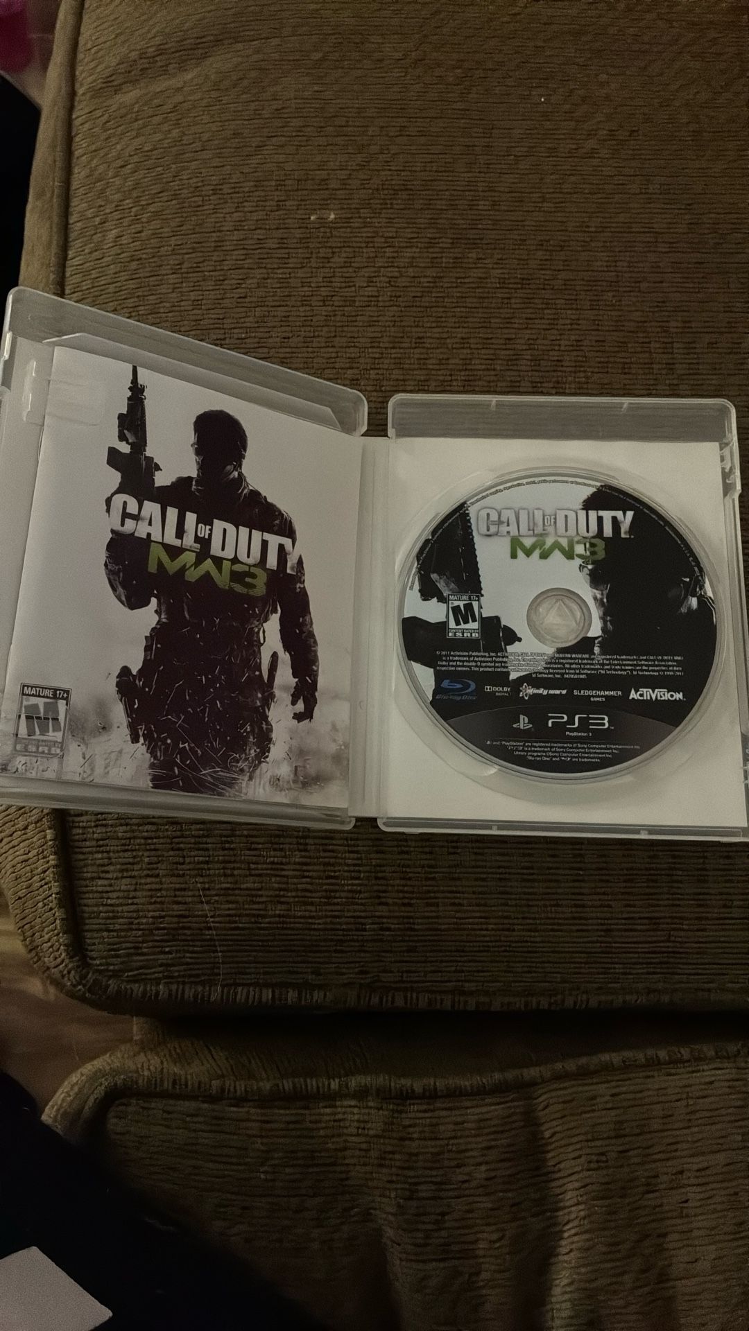 Call Of Duty MW3 PS3 Game