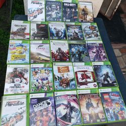 $500! All Xbox one 17 Games at $20! Each  & 24 360 Games.  At $15! Each. All games for $500! Or Trade Are welcome or Cash & Trade