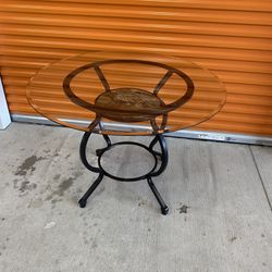 Glass Top Table
