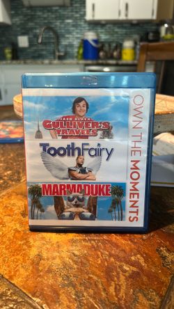 Gullivers travel tooth fairy marmaduke 3 movie bundle blue ray dvd