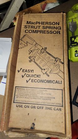 Strut spring compressor