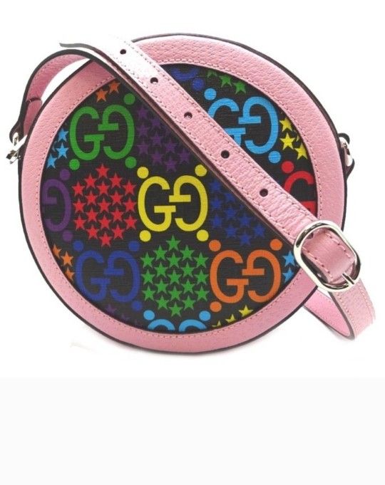 Authentic Gucci
GG Psychedelic Leather Crossbody Bag