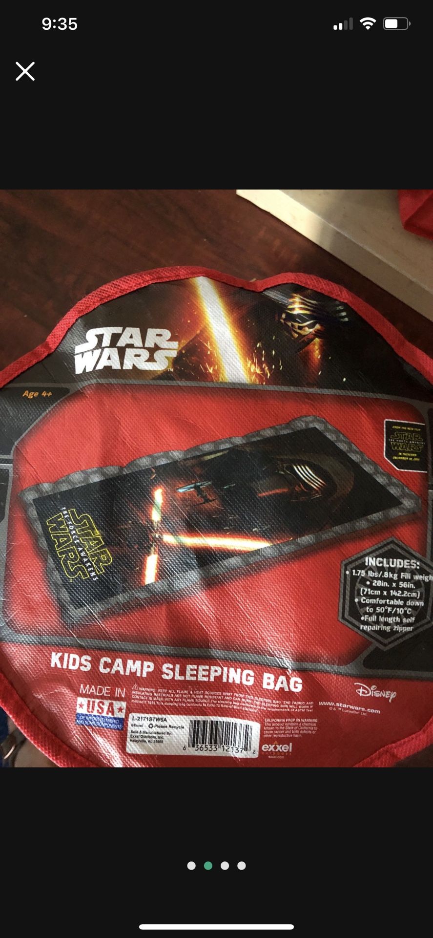 Kids Star War Sleeping Bag