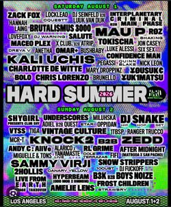 HARD SUMMER TICKETS