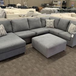 New Grey Sectional