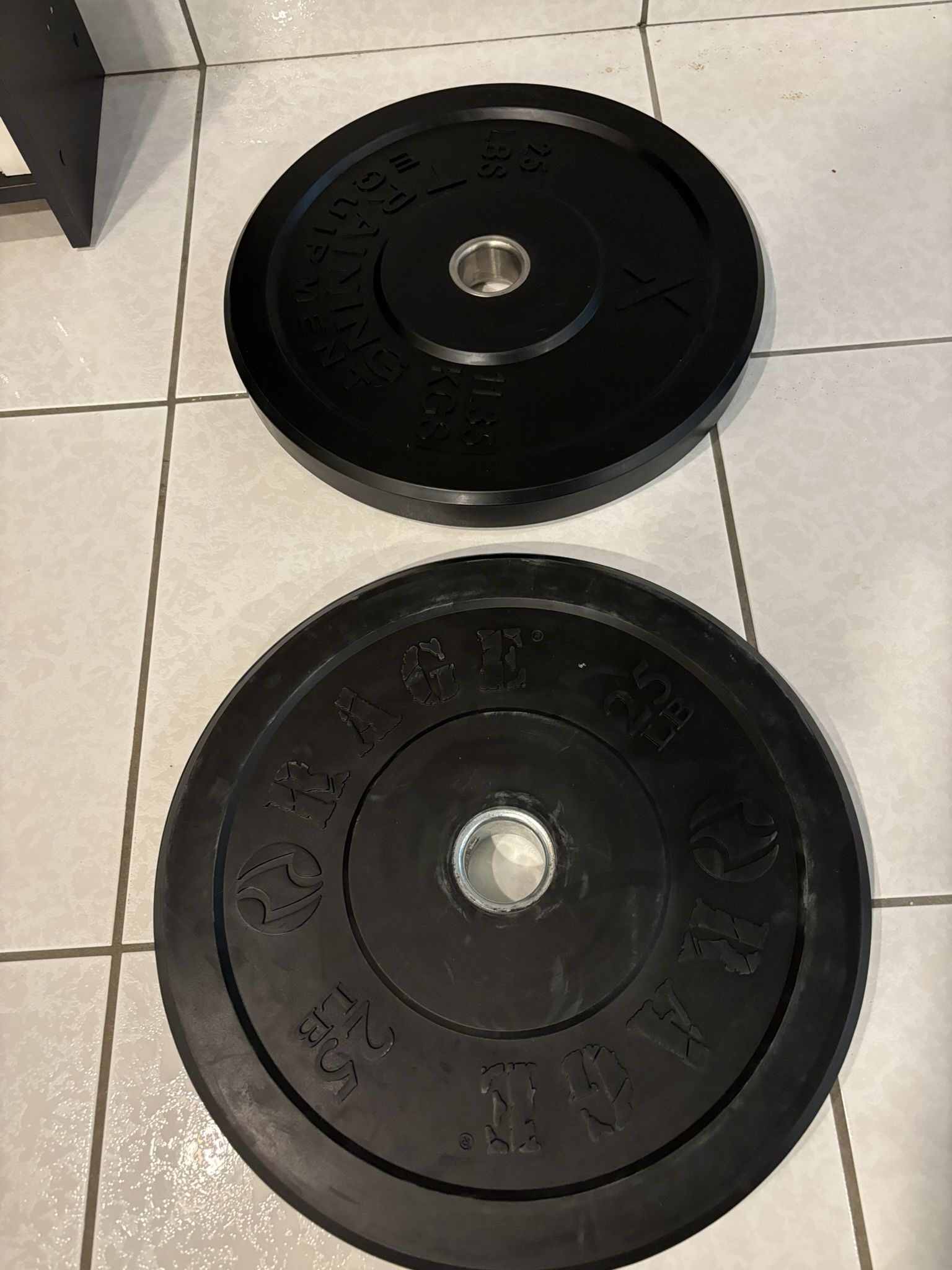 25 Lbs Bumper Plates