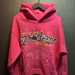 🕸️Sp5der Hoodie (Pink) Size-Small (Brand New)