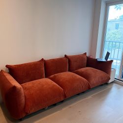 Orange Marenco Style Sofa 