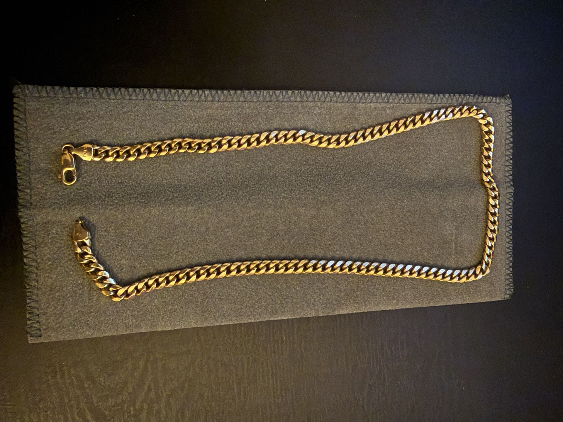 18” Miami Cuban link 10k gold chain 