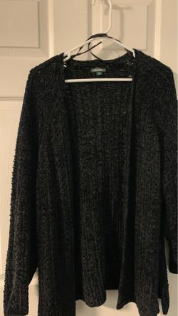Black Knit Cardigan