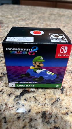 Mario Kart 8 Deluxe Luigi Kart Figure
