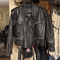 Vintage Leather Jacket Real Leather