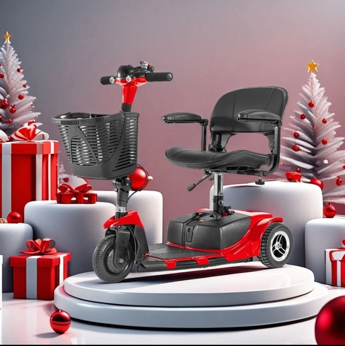 Scooter 4 Wheel Battery Powered Electric Mobility 