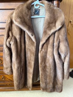 Real mink coat