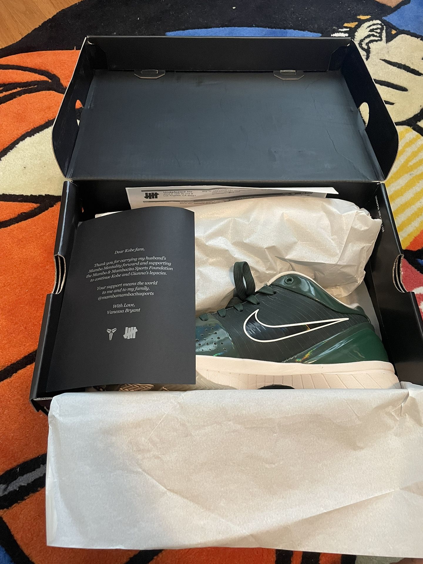 Kobe 4 Protro “Fir” Size 10.5