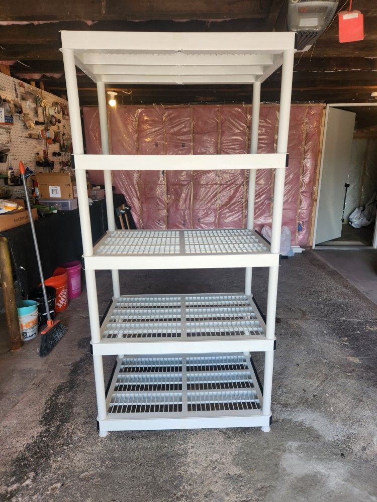 Heavy Duty Plastic Garage Storage Shelving