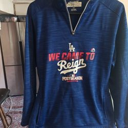 Vintage Majestic Dodgers We Came To Reign Sweater $20