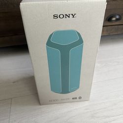 New Sony XE300 portable bluetooth wireless speaker blue