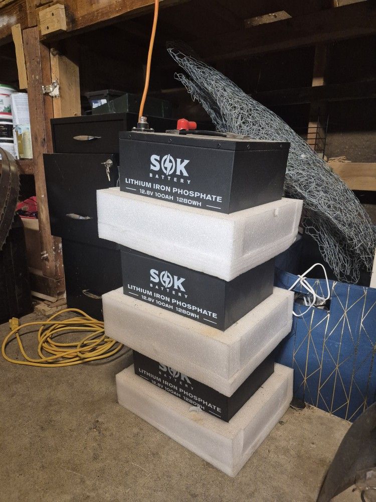 SOK 100AH LITHIUM BATTERIES