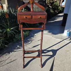 Mid Century Gentleman's 1950's Antique  Valet With Two Drawers