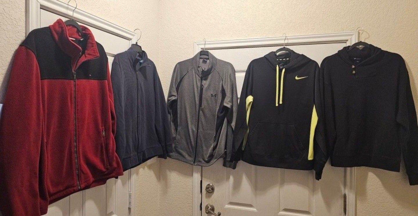 Nike, Perry Ellis, UnderArmour, Tommy Hilfiger, Cremieux Hoodies, Sweaters 2 or more-$20each/$25 each For One Purchase