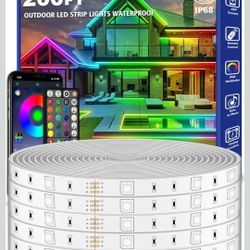 200ft Outdoor LED Strip Lights