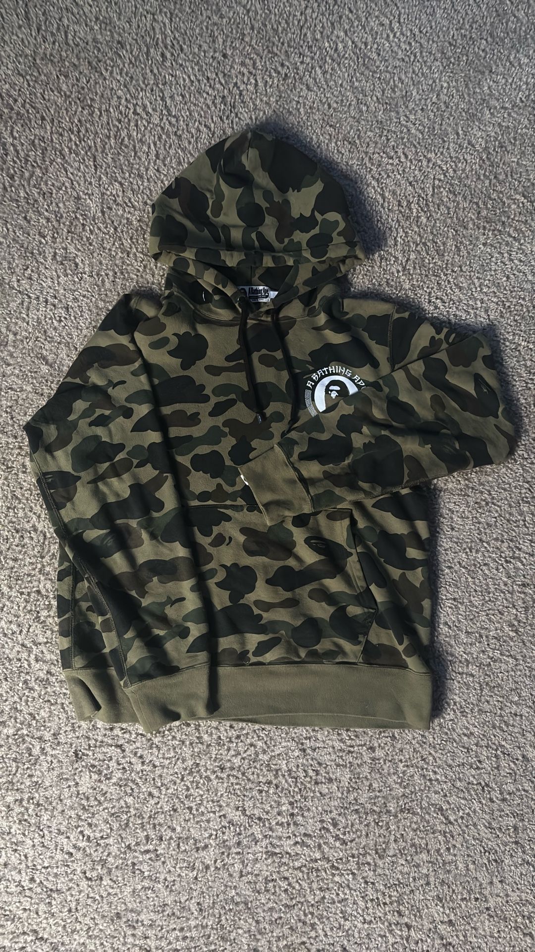 Bape 1st Camo Kanji Pullover Hoodie