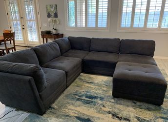 *Free Delivery* Gray Costco Modular Sectional Couch Sofa