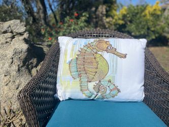 Handmade & Hand Printed Patio Pillows