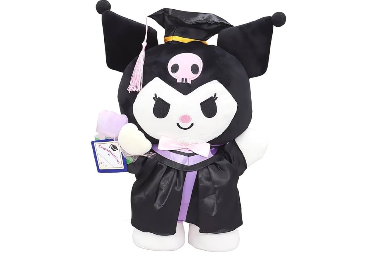 Kuromi, Hello Kitty, Cinnamon Roll Or My Melody Graduation Plushies