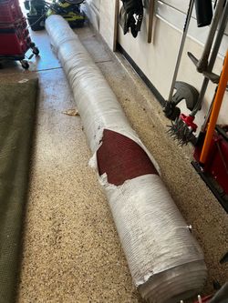 Unused roll of turf