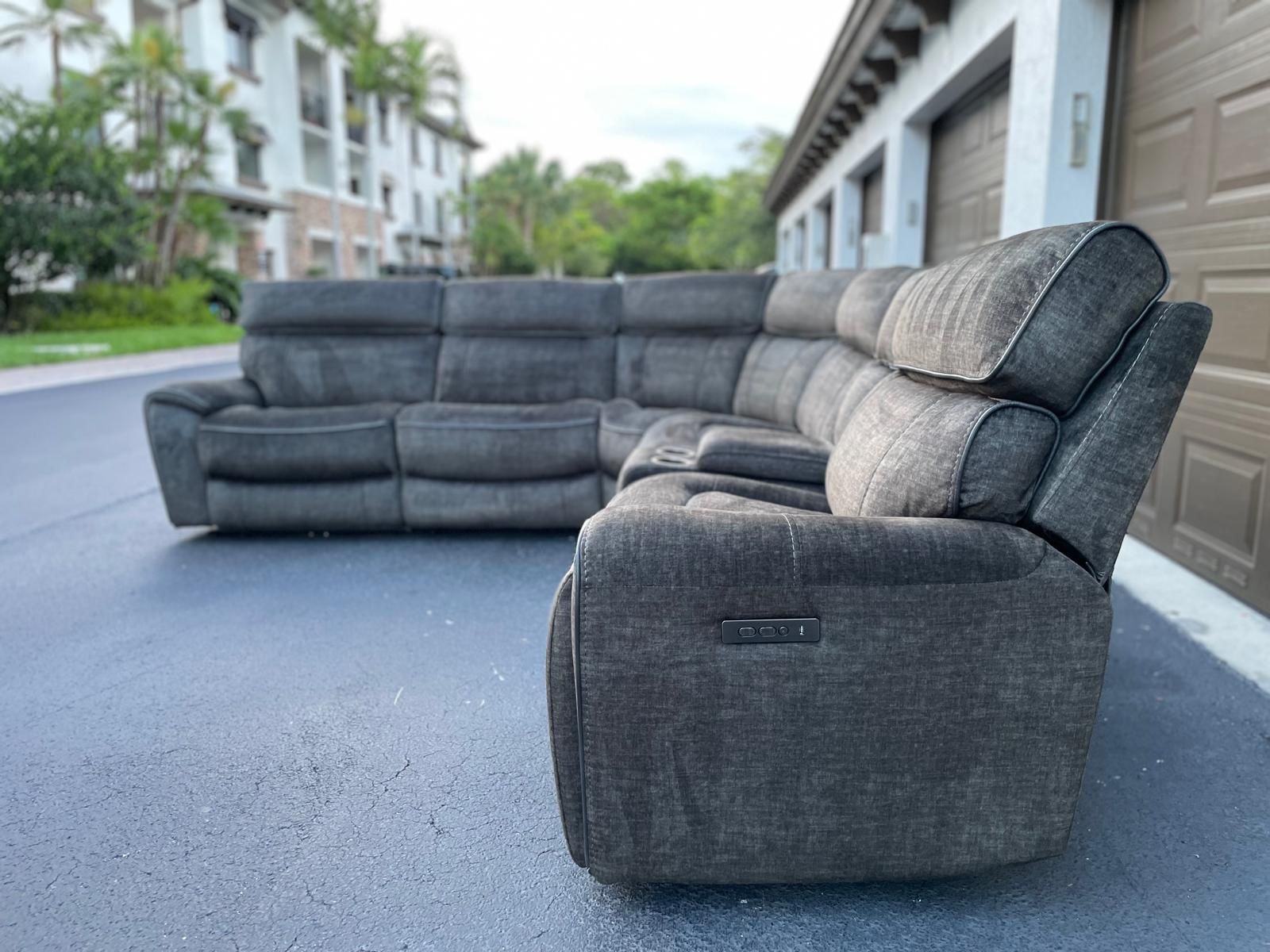 🛋️ Couch/Sofa Sectional - Recliners - Gray - Chenille - Delivery Available 🚛