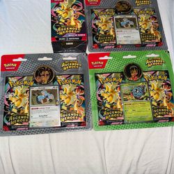 Pokemon Ascended heroes blisters and booster pack