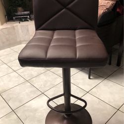 New Adjustable Brown And Bronze Stools  2X1149.00