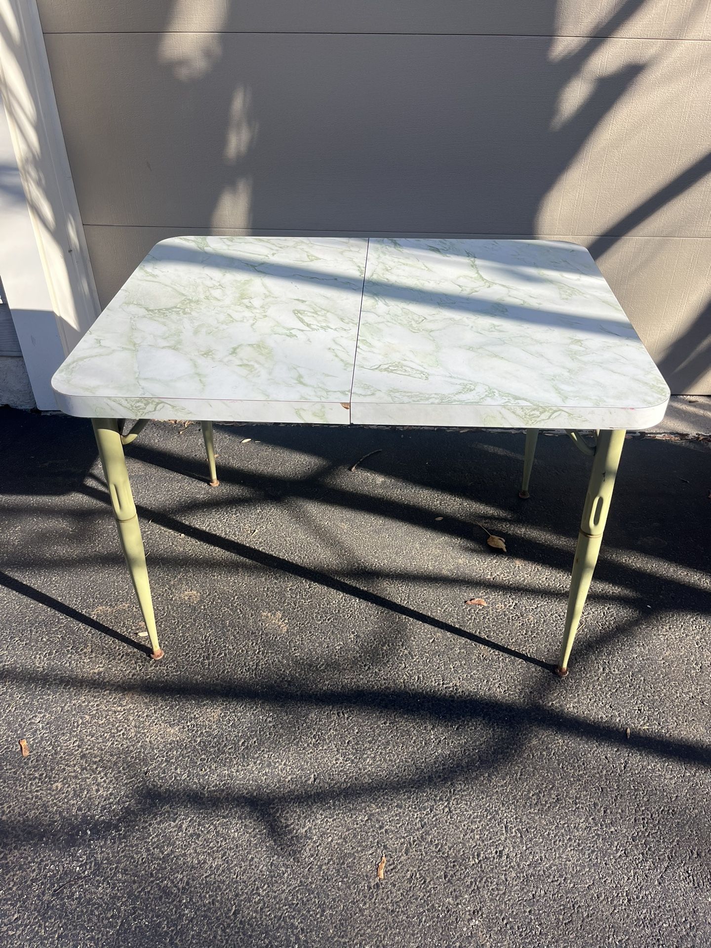 Vintage Howell Co Mid Century Modern Formica Kitchen Dining Table