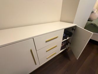 White Storage Cabinet/console