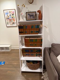 White Wooden Bookshelf