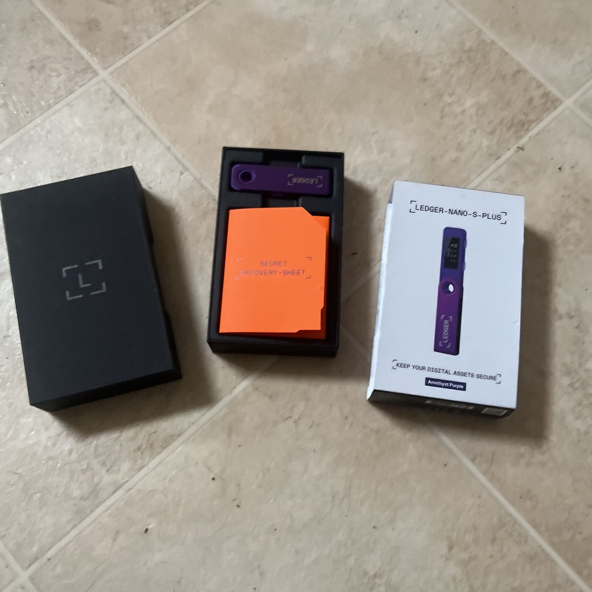 Ledger Nano S Plus Crypto Hardware Wallet Amethyst Purple